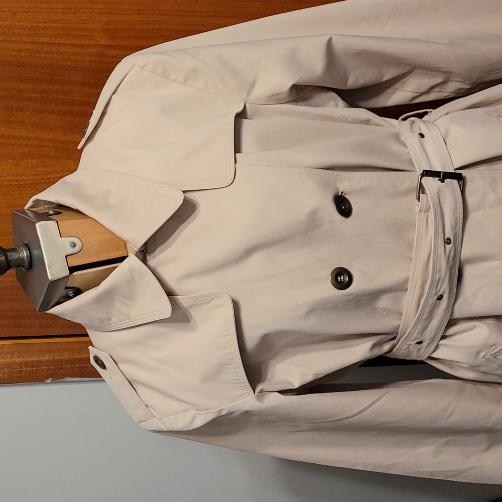 Worthington Short Trench Coat  Sz. Grand - Picture 3 of 10